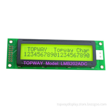 20*2 Character LCD Display